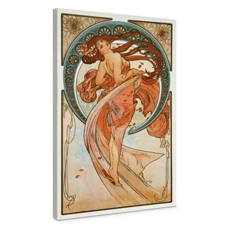Tableau sur toile - Mucha - Les quatre arts : La danse 