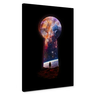 Canvas De poort naar de ruimte - Nicebleed 