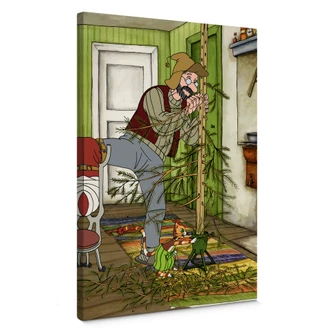Leinwandbild Pettersson und Findus - Ein Weihnachtsbaum für Männer 