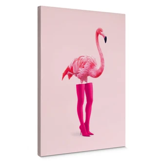 Leinwandbild Flamingo pink - Pozdniakov - Flaminciaga 