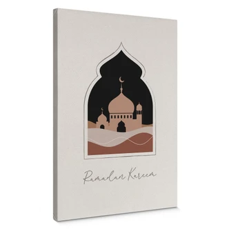 Leinwandbild Ramadan Kareem Moschee 