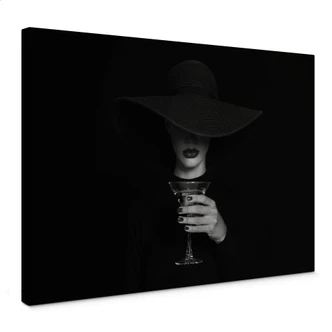 Leinwandbild Refat - Ein Martiniglas 