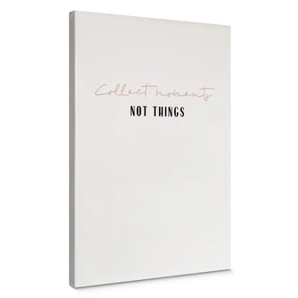 Lienzo uplusmestudio - Colecciona momentos, no cosas 