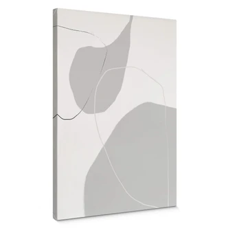 Lienzo uplusmestudio - Grisáceo 