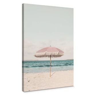 Obraz na płótnie Sisi & Seb - Różowa parasolka Obraz na płótnie Sisi & Seb - Różowa parasolka