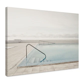 Leinwandbild Infinity Pool mit Blick auf die Wolken - Steinkopff  