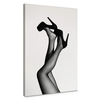 Canvas-bild 1X Studio - Pumps i sammet 