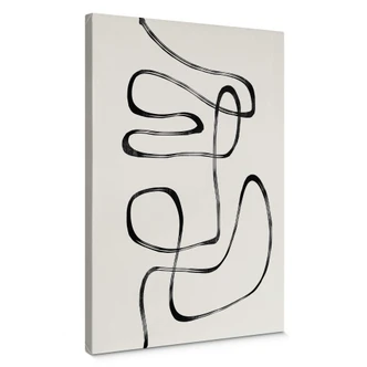 Canvas Miuus Studio - Abstracte Lijnen 