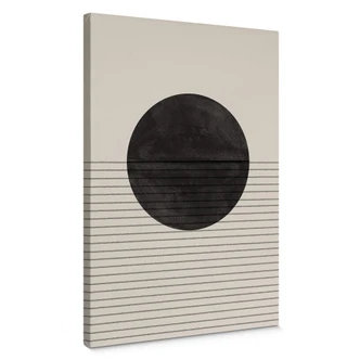 Leinwandbild The Miuus Studio - Kreis und Linien 