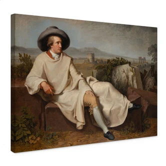 Canvas print Tischbein - Goethe in the Roman Campagna 