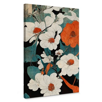 Canvas Treechild - Asian Flowers 