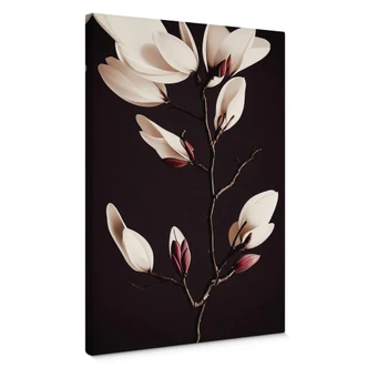 Leinwandbild Edle Magnolienblüten - Treechild 