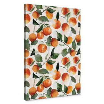 Canvas  Frugtagtige mandariner - UN Designs 