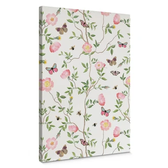 Leinwandbild Rosa Christrosen im Frühling - UN Designs 