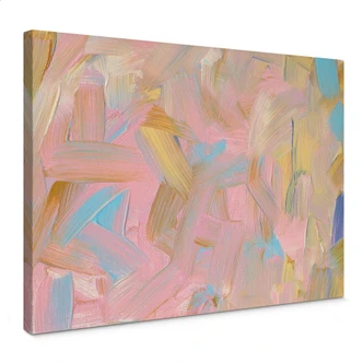 Lienzo uplusmestudio - Abstracto en rosa 