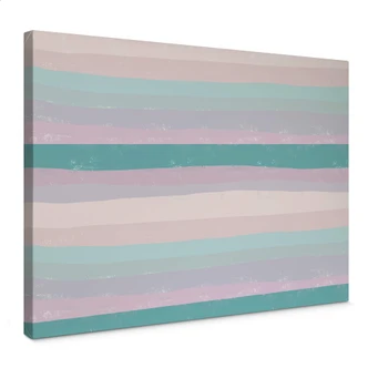 Lienzo Rayas - Ligereza de colores - uplusmestudio 