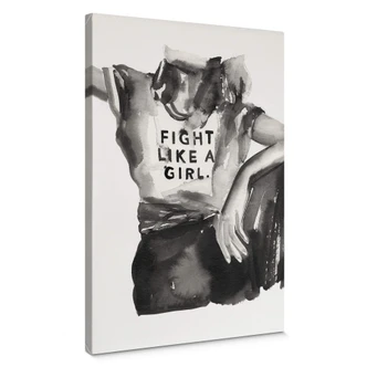 Leinwandbild Verbaan - Fight like a Girl 