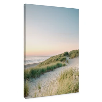 Leinwandbild Dünen an der holländischen Küste - Zwart 