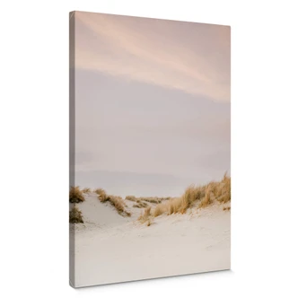 Leinwandbild Zwart - Dünenlandschaft in Ameland 