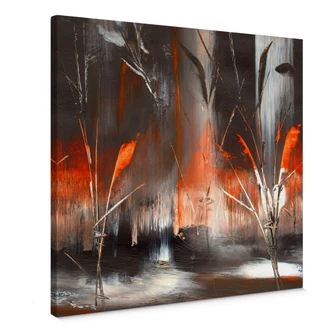 Leinwandbild Niksic - Feuer und Asche 