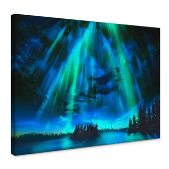 Cuadro lienzo aerroscape - Paradise: Hyperborea 