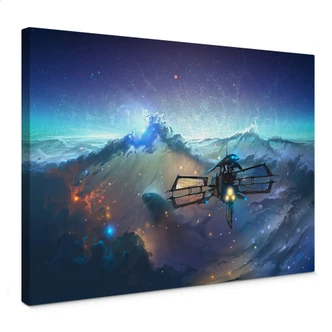 Lienzo aerroscape - El mar del espacio 