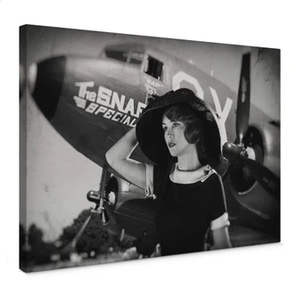Canvas Print Allicot - The 50s Girl 