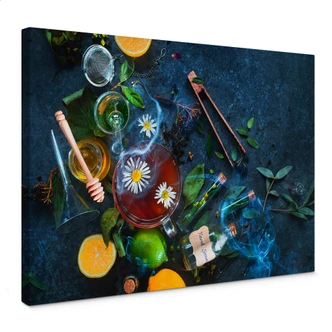 Obraz na płótnie Belenko - Rumianek i herbata 