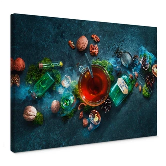 Canvastavla Belenko - Nötter och te 