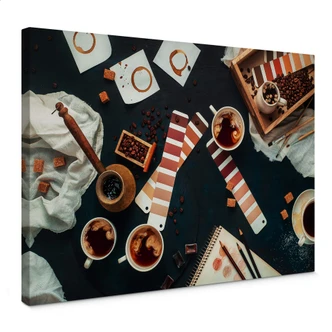 Leinwand Belenko - Shades of Coffee 