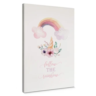 Obraz na płótnie Kvilis - Podążaj za tęczą - Tęcza w raju 