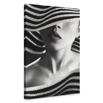 Leinwandbild Belokonov - Gestreift 