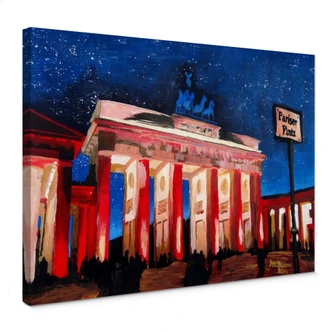 Stampa su tela - Bleichner – Berlino sotto il cielo stellato 