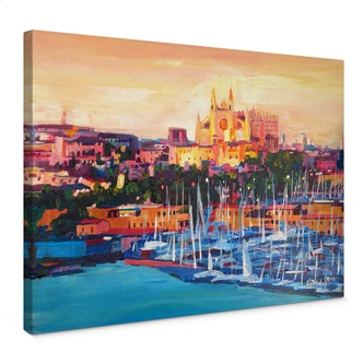 Leinwandbild Bleichner - Kathedrale in Palma de Mallorca 