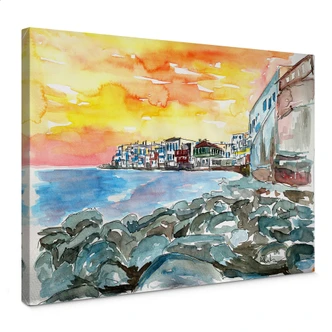 Canvas Bleichner - Magnificent Mykonos 