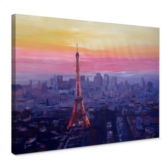 Bleichner - Eiffel Tower at Dusk Canvas print 