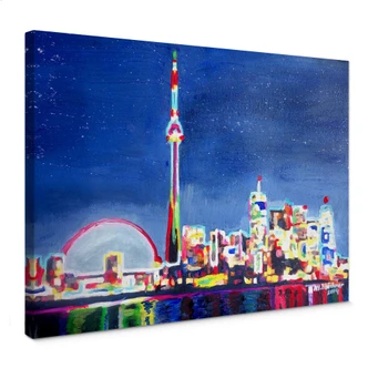 Canvas Bleichner - Toronto in Neon 