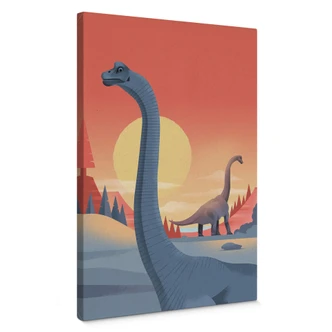 Brun dukbild - Brachiosaurus Brun dukbild - Brachiosaurus