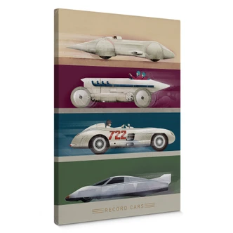 Leinwandbild Braun - Record Cars 