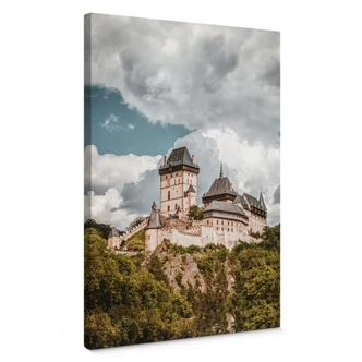 Leinwandbild Burg Karlstein 