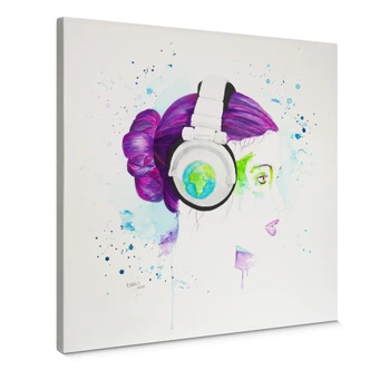 Lienzo Buttafly - Escucha al mundo 