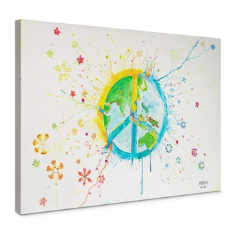 Lienzo Buttafly - Paz 