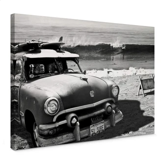 Canvas Butterworth - Surfing on Hawaii 