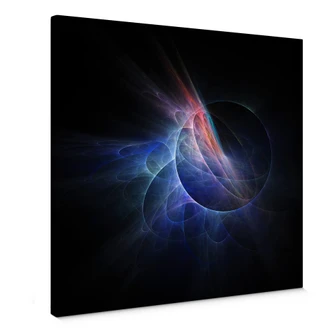Leinwandbild Chaos Ray Black 