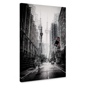 Canvasbillede - Chiriaco - Street in Toronto 