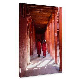 Canvas Colombo - Monniken in Nepal 