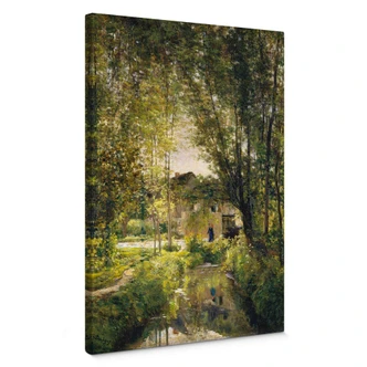 Canvas Daubigny - Landschap 