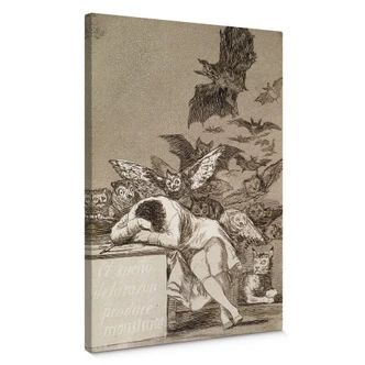 de Goya - The sleep of Reason Canvas print 