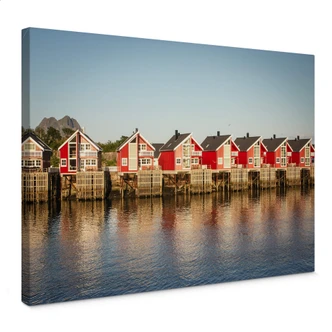 Holiday Houses Canvas print 