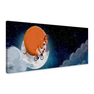 Canvas Bike Ride at Night 